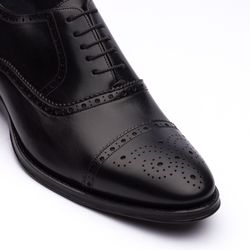 Sapato Social Oxford Brogue Em Couro - fascar